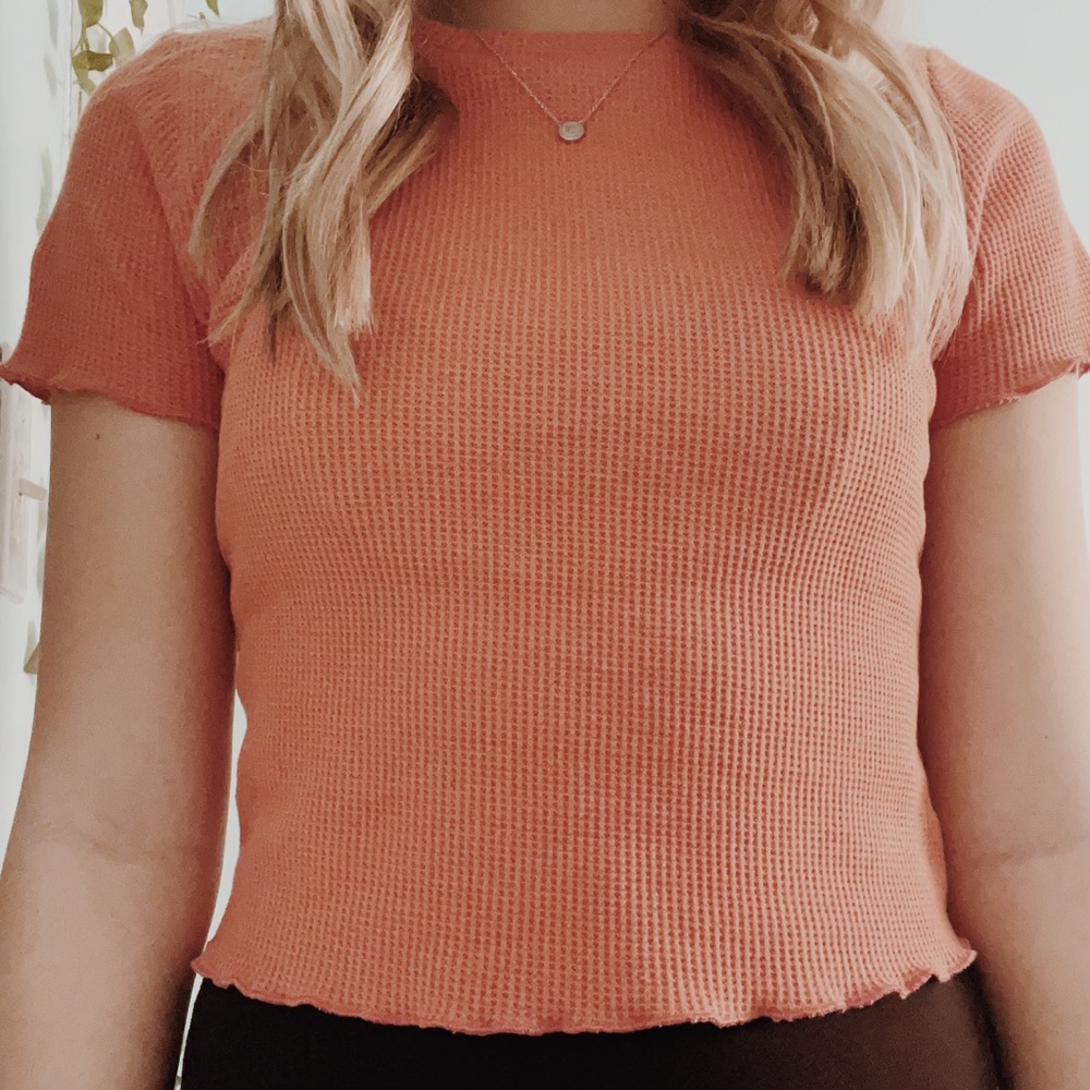 waffle crop top
